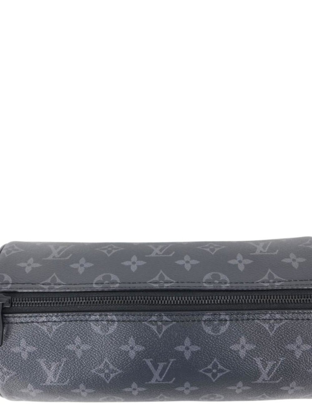 Louis Vuitton  Polochon PM Soft Monogram Eclipse Canvas Crossbody Bag Black - Picture 4 of 13